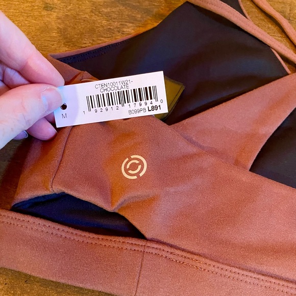 ✨Core 10 Spectrum Studio Strappy Back Light Support Yoga Sports Bra✨ NWT - Picture 9 of 16